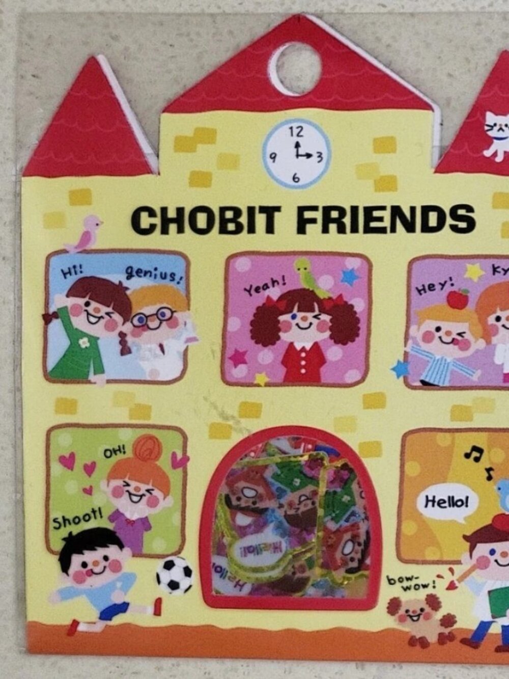 Kamio Japan Chobit Friends kawaii sticker set